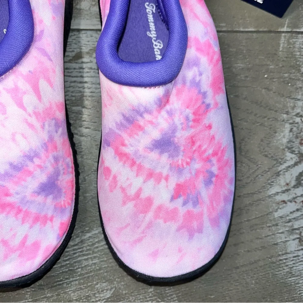 Tommy Bahama Pink Purple Toe Dye Water shoes Girls 11/12 NWT